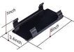 Len 4 X 6" Complement Cover Black for Straight Car Pod LED Light Bar 3