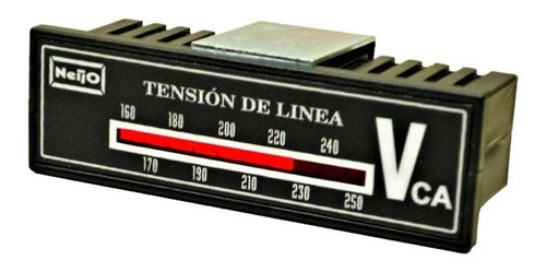 NeijO Voltímetro Para Tensión De Línea, 10 Segmentos-de 150 A 250v 0