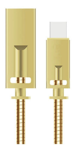 Cable Wesdar Usb A Micro-usb T18 Gold 0