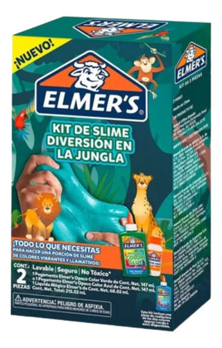 Elmer's Jungle Fun Slime Kit 2 Pieces 0