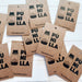 50 Customized Tags on Kraft Paper or Illustration without String 3