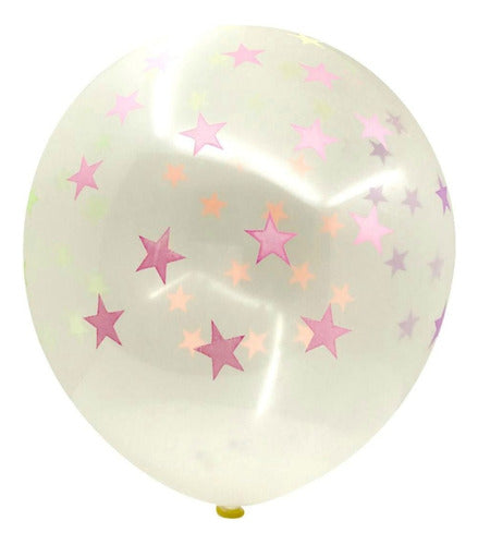 Magic Crystal Balloon with Fluorescent Stars R12 1