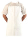 Bil-Vex 10u. PVC Bib Apron White with Abdominal Reinforcement 0.9m X 1.2m 0