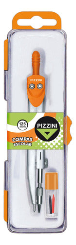 Compas Escolar Metalico Pizzini Pk 122 3