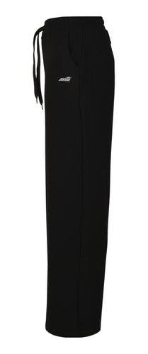 Avia Women's Wide Rustic Pants with Lycra - Black 1