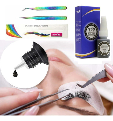 Navina Complete Eyelash Extension Kit with Adhesive 1