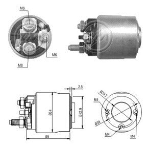 Valeo Solenoid Fiat Strada/Palio/Chevrolet Corsa 1.8 0