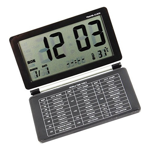 Tzou Multifunction Silent Large LCD Digital Display Alarm Clock 3