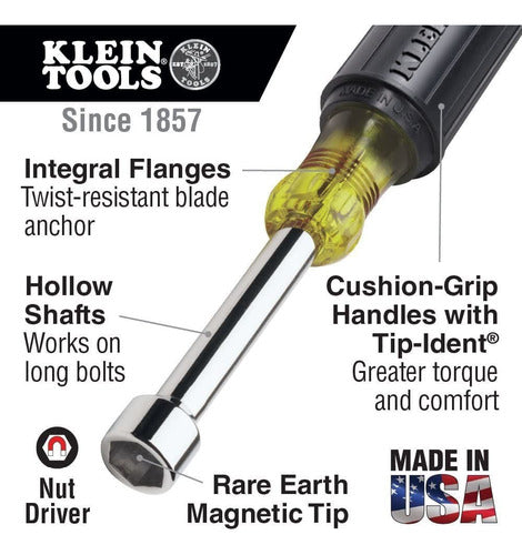 Klein Tools Magnetic Tip Nut Driver 5/16 Inch 1