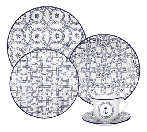 Oxford Complete Dinnerware Set for 4 - Ceramic Kuchen 0