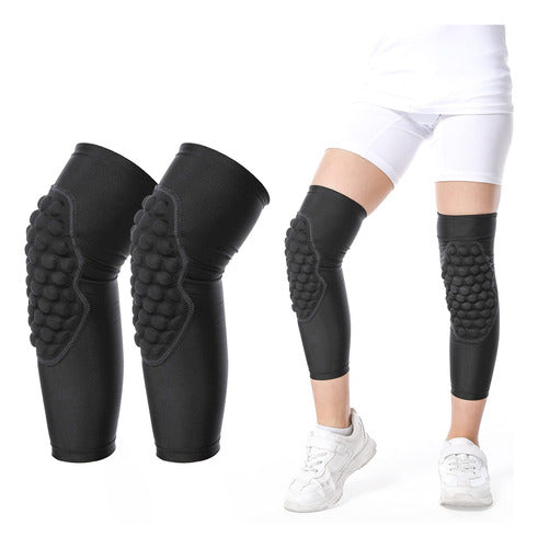 Holdomg Knee Sleeves for Kids 4-12 Years Elbow Pads Ym-Black 0