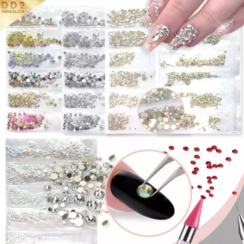 DD2 Strass Crystals 3D Stones for Nail Decoration Nail Art 0