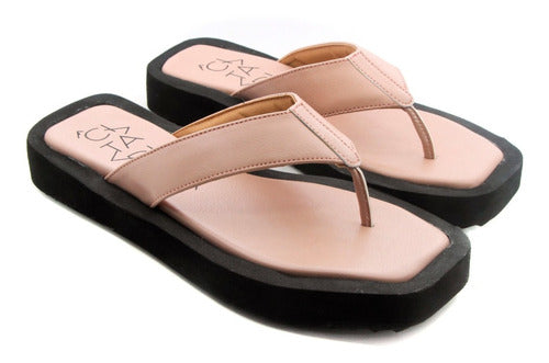 Women's Leather Sandals Comfortable Summer Flip Flops by Citadina Pompeya 7