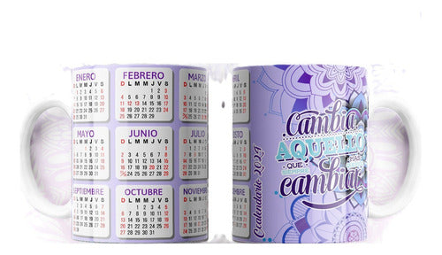 Plantillas Sublimar Tazas Calendarios Mandalas Frases 2023 0