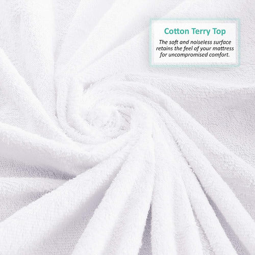 Nestl Premium Cotton Terry Protector De Colchón Soft And Wat 4