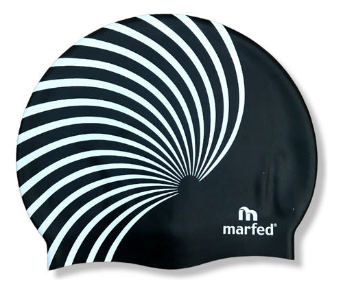 Swimming Cap Marfed Silicone Combined Colors for Pool 37