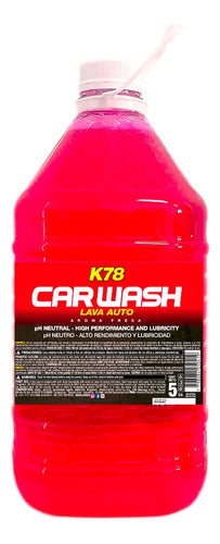 K78 X4 Shampoo Neutro Lava Auto K78 Maximo Brillo 5 Lts X4 0