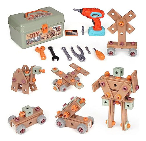 Agirlgle Kids Tool Set, 144 Pieces 0