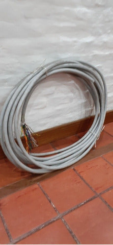 Genérica Cable 18 Pares, Con Malla Y Placa Metálica, Conductor 0,5 Mm 0