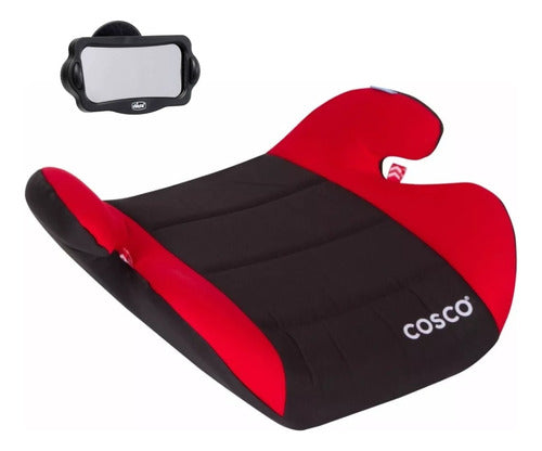 Cosco Booster Bowl Seat Without Backrest with Rearview Mirror 0