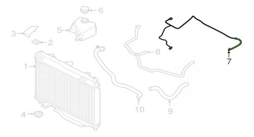 Manguera Retorno Agua Fod Ecosport 2017/ 2.0 Original 1