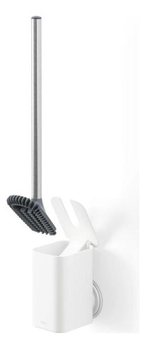 Umbra Adhesive Toilet Brush White Flex 0