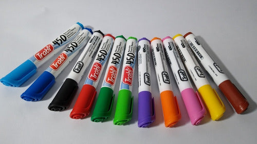 Trabi 450 Rechargeable Whiteboard Markers X 11 Units 2