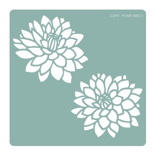 Decorator Stencils Flowers 30x30 3