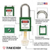 TAEGIQI 1 Green Safety Lock with Locking and Labeling 3