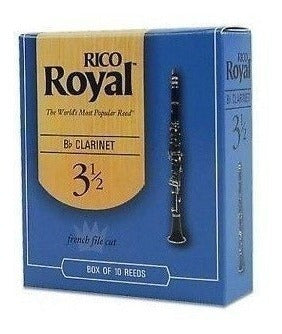 Cañas Para Clarinete Rico Royal N 3 Y 1/2 Daddario Cuo 1