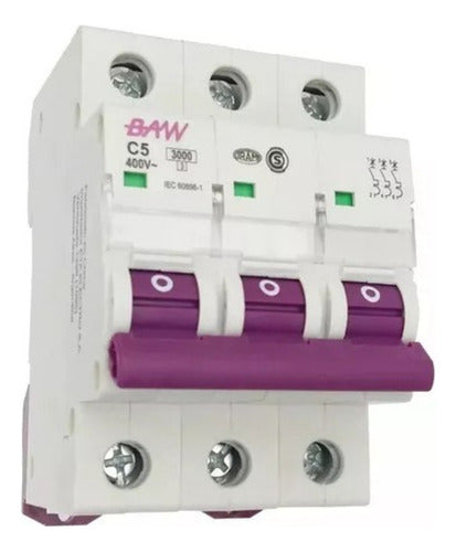 BAW Sanic 3x63 - Tripolar Thermal Switch 63a 0