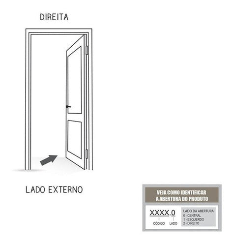 Porta De Alumíno Laminada 215x75cm Riobras Wt 2