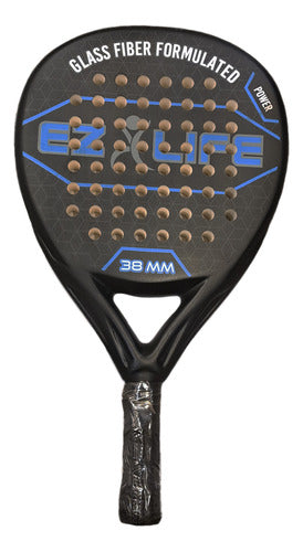 Padel Power Paddle with Fiber Glass Cover by Ez Life 0