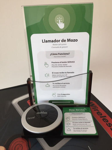 Llamador De Camarero - Mozo. Servicios. Listos Para Usar 3