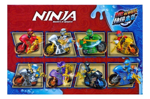 Ninja Building Blocks 1 Set with 8 Models 0