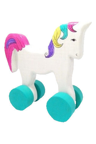 Raimundo Toys Colorful Pull-Along Unicorn 0