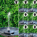 GoldFlower Solar Fountain, Floating Water Fountain Pump 4