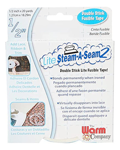 Warm Company Lite Steam-a-seam 2 Fusible De Doble Barra Web: 0