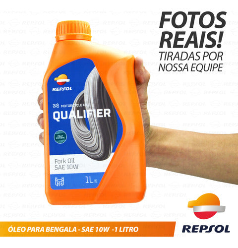 Óleo De Bengala Garfo Repsol Qualifier Fork Oil 10w 1 Litro 7