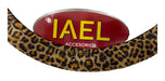 Iael Brown and Black Animal Print Steering Wheel Cover 38cm Afelpado 1