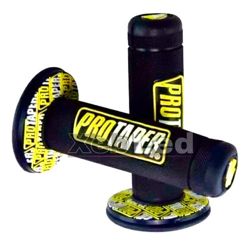 Puños Pro Taper Negros C/ Amarillo Manoplas Protaper !!! 0