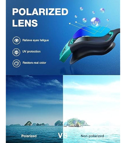 Zionor Swim Goggles, G1 Max Polarized Anti-Fog 1