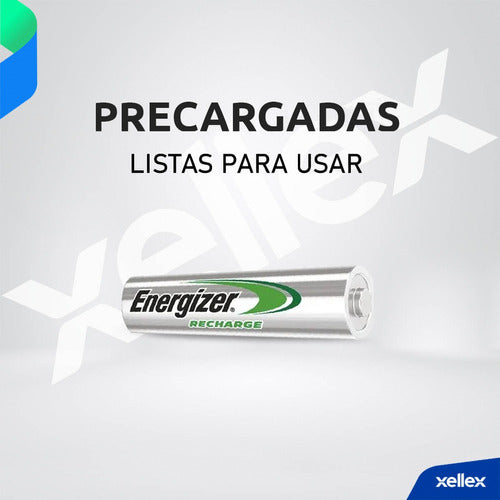 Energizer 8 X Rechargeable AA NiMH 2000 mAh Batteries 4