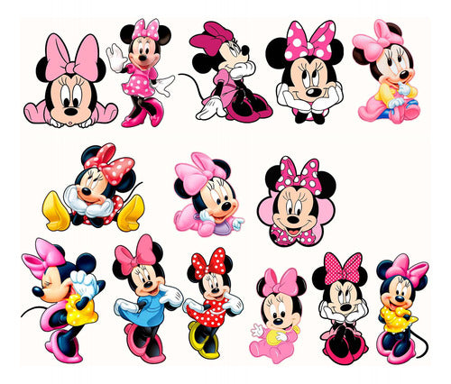 Inda.stickers Parches Termoadhesivos Minnie Mouse Disney Aplique Textil 0