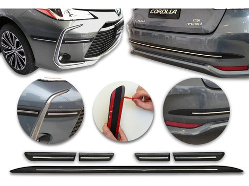 Kenny Corolla 2020 Bumper Protector with Chrome 0