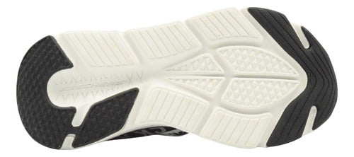 Skechers Women's Max Cushioning Trouble Maker Sandal - Black and White 3