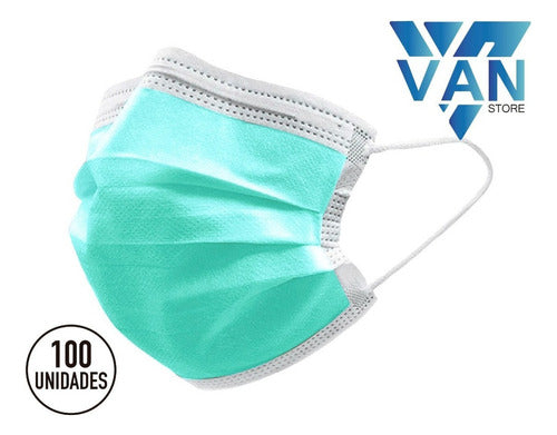 FACE MARK Disposable Masks Triple Filter 100u ANMAT 1