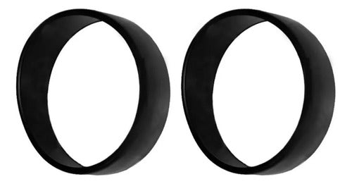 Fiat 600 Black Headlight Ring Set Offer 0