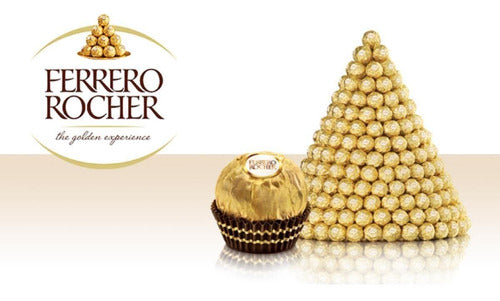 Ferrero Rocher Chocolate Box x12 Units 150g Chocolate x4 3