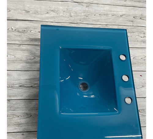 Turquoise Hanging Countertop Arquivetro 50x40 Cm 1